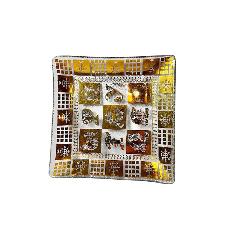 BENT GLASS TRINKET TRAY DISHSigned By Jena Molle’ Holiday Hosting  Christmas Thanksgiving Halloween Party Celebration Mothers Day Anniversary Gift Barware