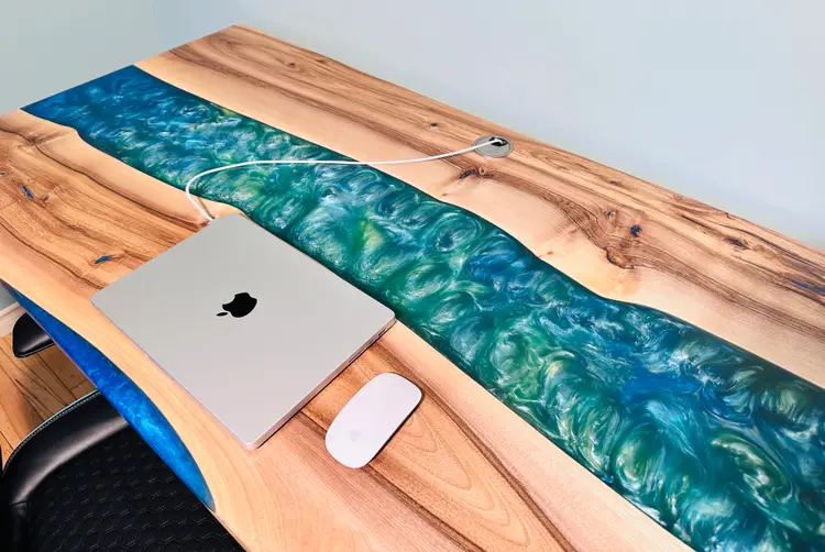 The ‘Tranquil Waters’ Live Edge River Desk