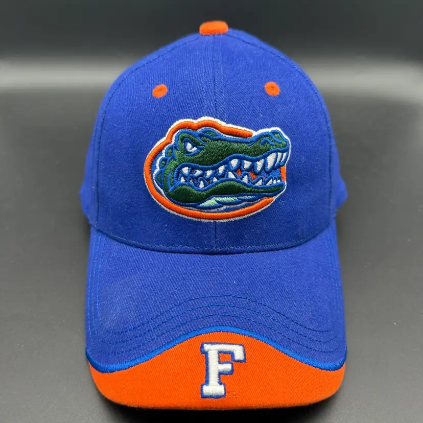 Florida Gator Hat Cap College Sports Football FL UF Blue Orange Embroidered