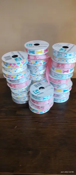 #02 Easter ribbon lot