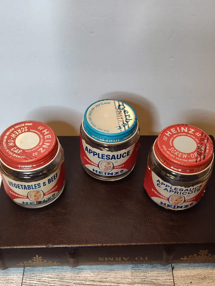 CHOICE of Vintage Baby Food Jars