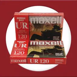 Set of 2 Maxell UR 120 Minutes Cassette Tapes ~NEW & SEALED