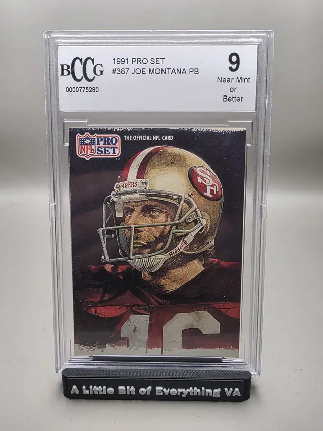 Joe Montana #397 1991 Pro Set BCCG 9
