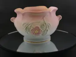 Hull Pottery Floral Vase with Handles