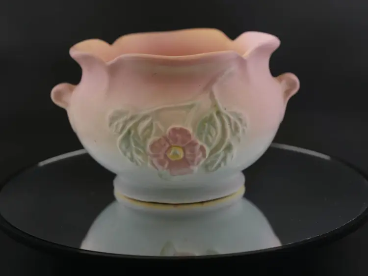 Hull Pottery Floral Vase with Handles