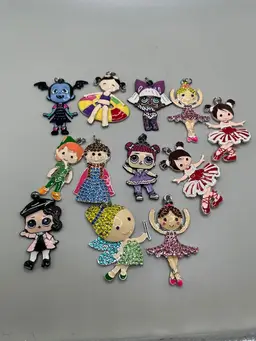 Assortment Of Character Pendants
