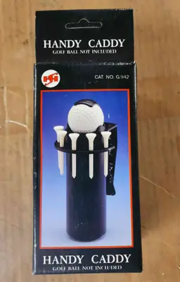 Lot of 10 -Retro 1980s/90s Handy Caddy Golf Accessory | Tee & Ball Clip-On Caddy | CAT. G-942