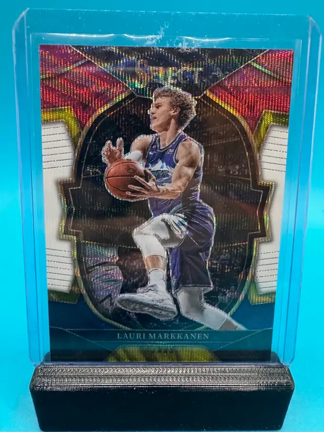 Lauri Markkanen Select Red White And Blue Prizm Utah Jazz