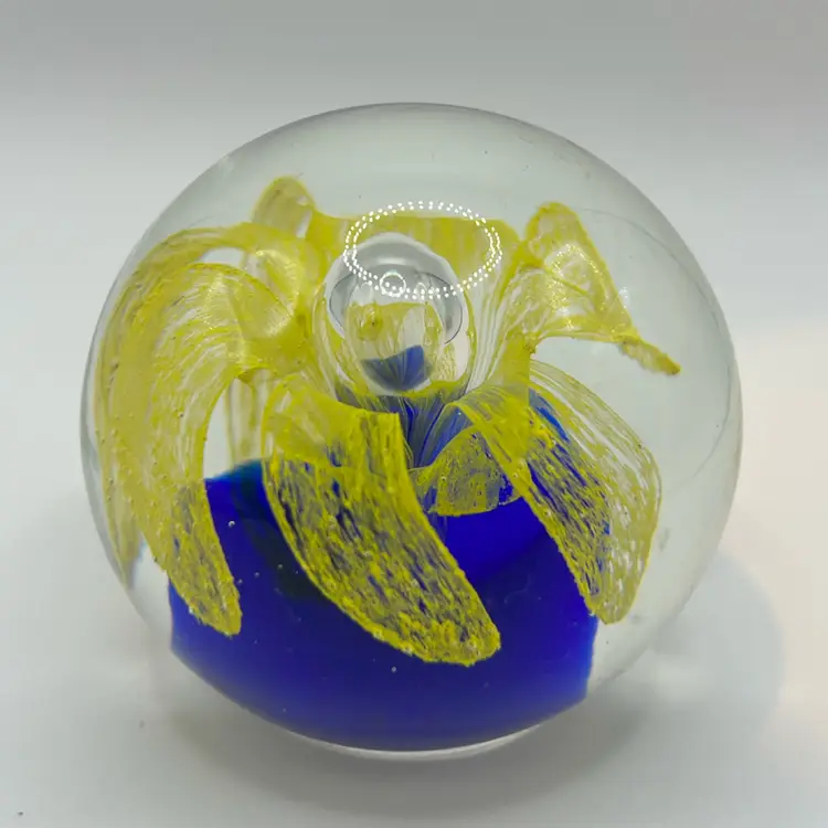 Vintage Art Glass Paperweight
