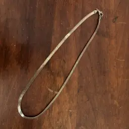 Vintage 17” Gold Tone Herringbone Chain