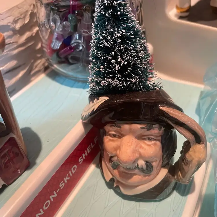 1956 Royal Dalton Toby Mug W/ Bottle Brush Tree