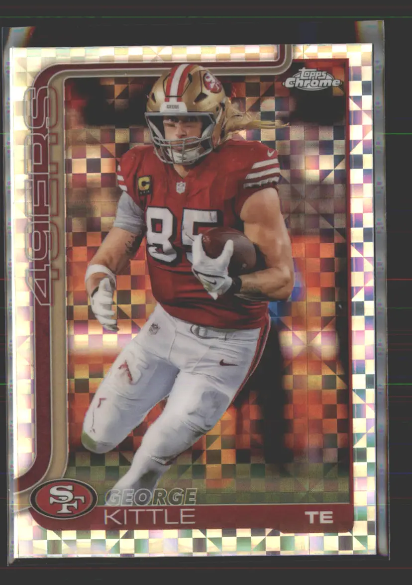 George Kittle 2025 Topps Chrome X-Fractor #267 - (142) - San Francisco 49ers
