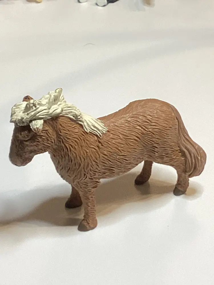 Shetland Pony Terra By Battat Model Toy Horse 3” Diorama Figurine Collectible