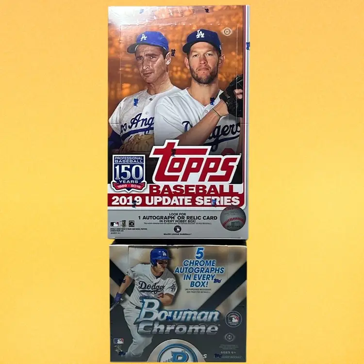2015 Bowman Chrome Jumbo/ ‘19 Topps Update Hobby Baseball 2 Box Mixer Live Team Rip #3 MBB1661 (stacked shipping)