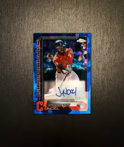 CS4 - Auc-09 / Jhonkensy Noel - 2025 Topps Chrome Sapphire - Autograph - 113/199 / #RA-JN