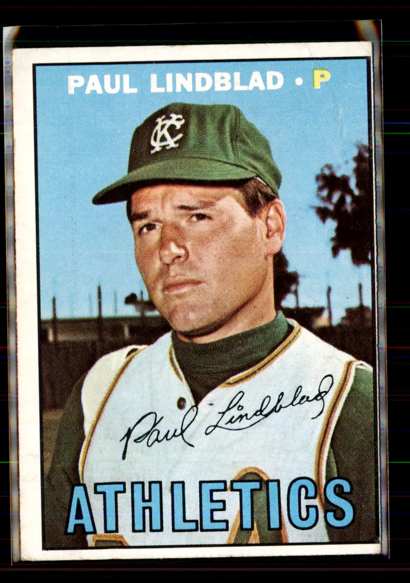 Paul Lindblad 1967 Topps #227 - (144) - Kansas City Athletics