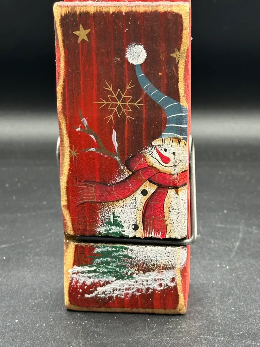 Wooden New Year Сlothespins, Сlothespins, Painted Santa Claus, Christmas Gift, Gift for the New Year, Wooden Decor for Fireplace Santa Claus