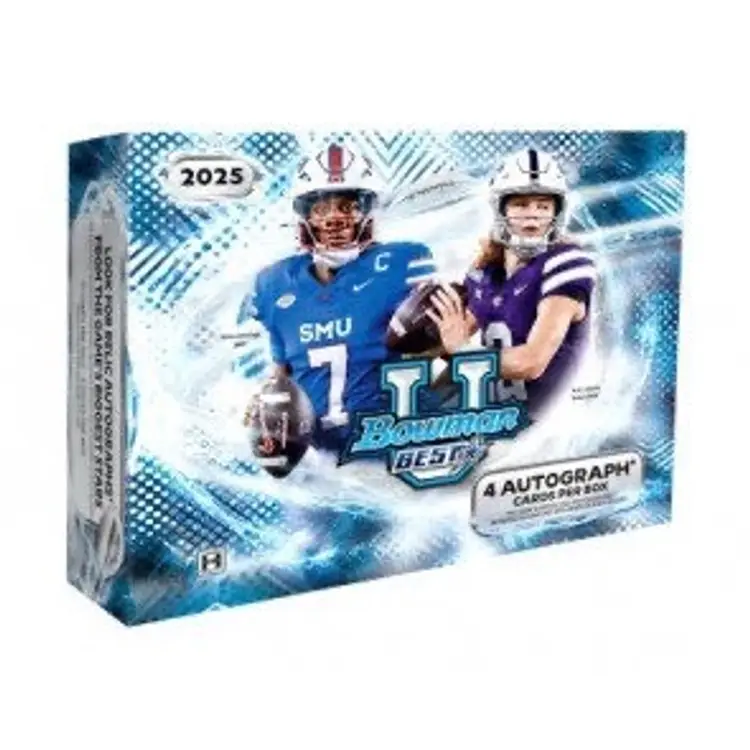 2025 Bowman's Best University Football 12 Hobby Box (case) PYT Live Rip #1 MBB1726