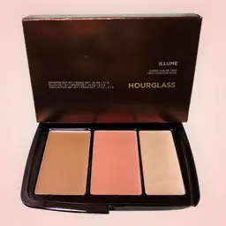 New Hourglass ILLUME SHEER COLOR TRIO Bronzer Blush Highlighter palette