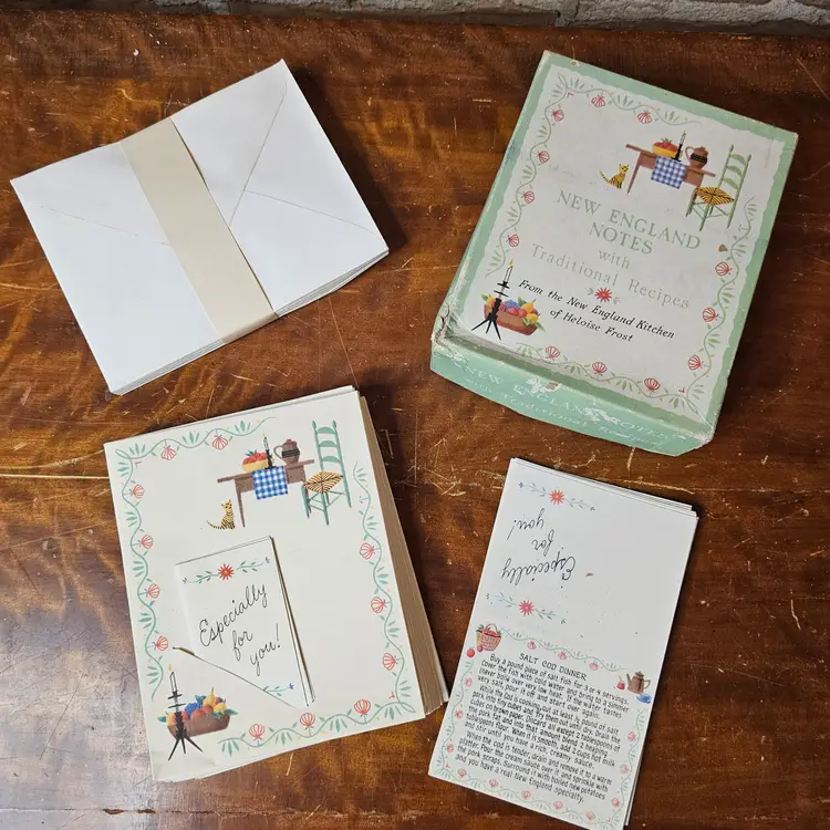 NEW ENGLAND  NOTES with Traditional Recipes  From the New England Kitchen of Heloise Frost