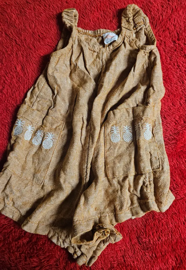 Wonder Nation Baby Girls One Piece Size 18 Months Pineapple Design Shorts