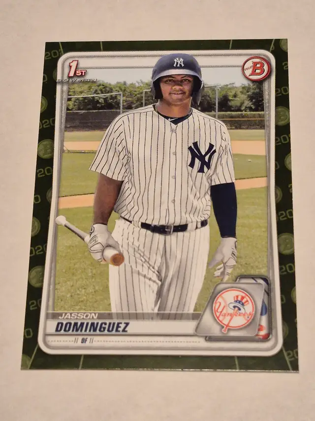 Jasson Dominguez 2020 Bowman 1st Bowman Camo Paper #BP-8