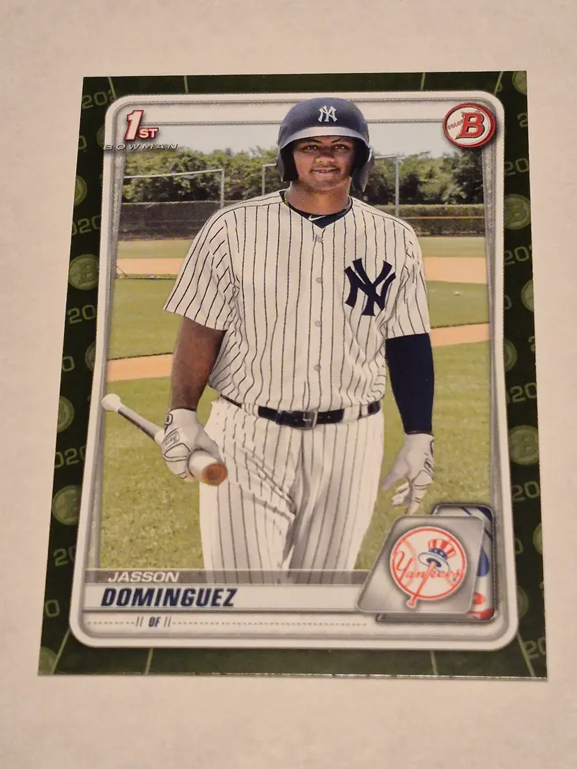 Jasson Dominguez 2020 Bowman 1st Bowman Camo Paper #BP-8