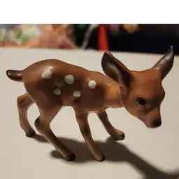 Vintage Spotted Deer Figurine