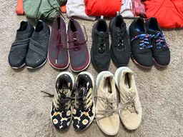 6 Piece Women's Shoe Lot- Cole Haan, Adidas, Altra, NoBull