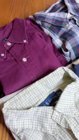 Lot Of 10 - Ralph Lauren, Polo Ralph Lauren Mens Button Up Shirt And Polo Shirts Mixed Sizes