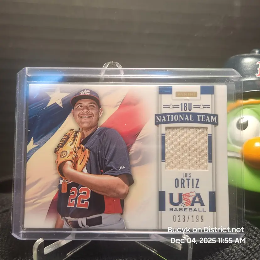 2013 Team USA Relic - Luis Ortiz New York Mets 23/199