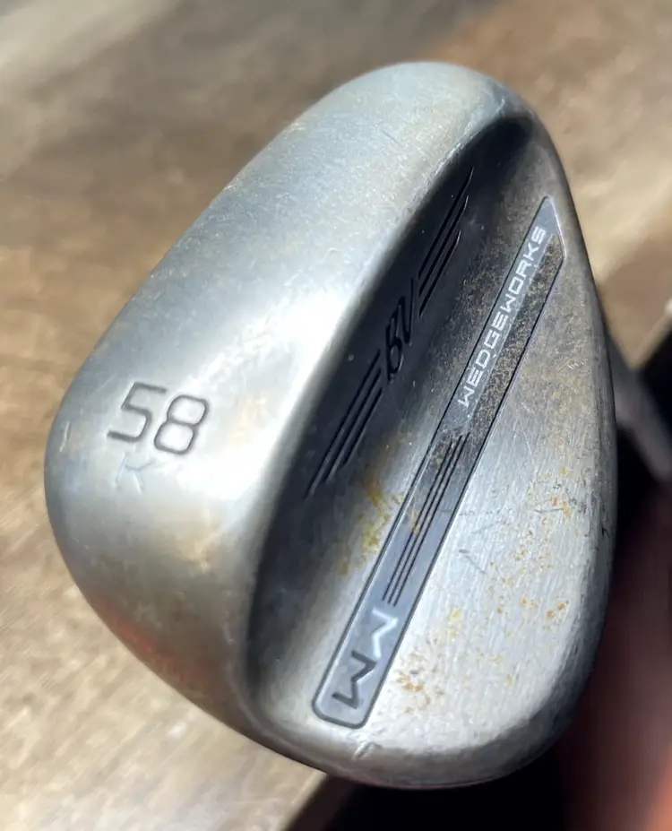 Titleist Vokey Wedgeworks Wedge 58° K Grind Steelfiber i125 Stiff MidSize Grip