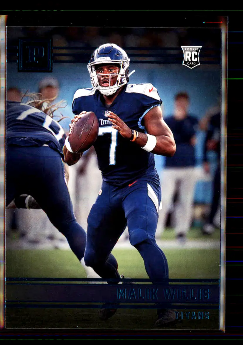 Malik Willis 2022 Panini Chronicles Teal Panini #PA-2 - (113) - Tennessee Titans