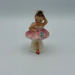 PBR Lefton Pink Ballerina Single Shaker Figurine