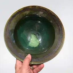 Studio Art Pottery Bowl-  Beautiful Glaze!