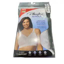 Playtex 18 Hour White Bra 48C