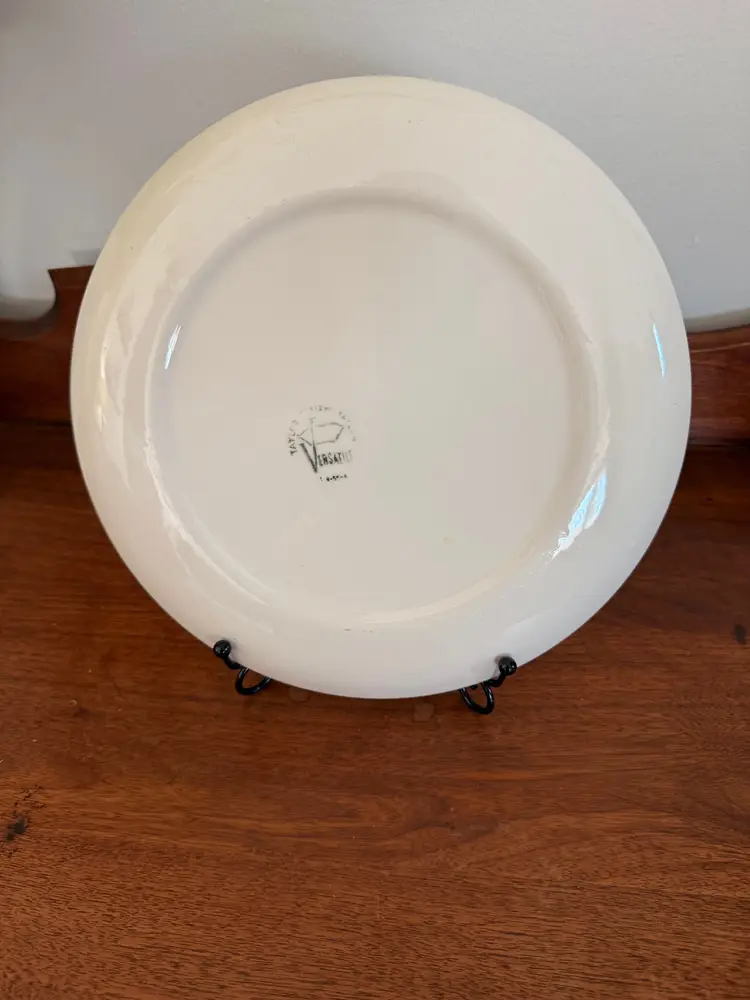 Vintage Taylor Smith & Taylor TST248 Jamaica Dinner Plate, Versatile Shape, Mid Century Modern Atomic Floral Plate, 10 Inch Vintage Dinnerware
