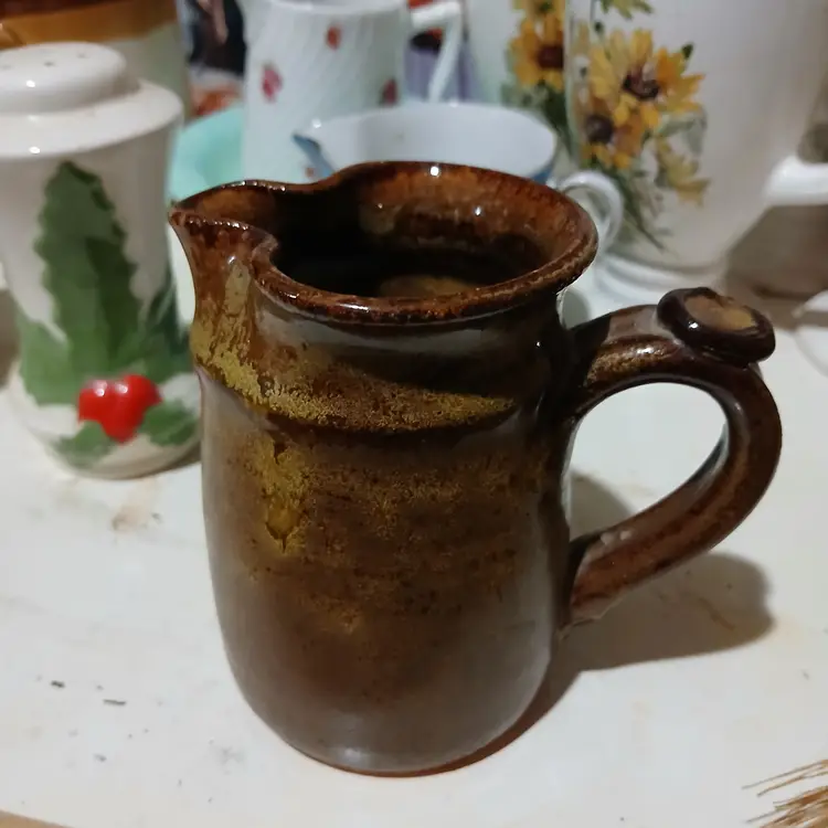 Vintage jug and mini broom