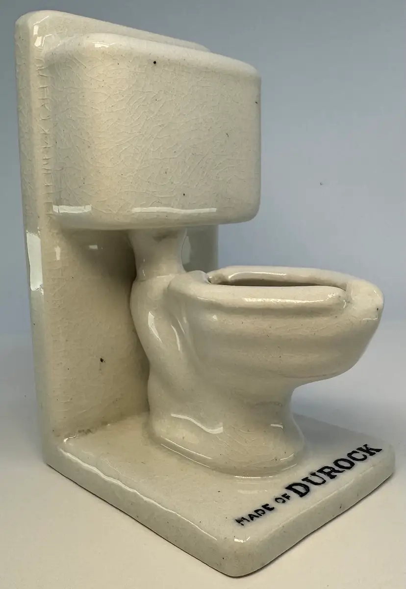 Antique Thomas Maddock’s Sons Durock Miniature Toilet Salesman Sample Vitreous