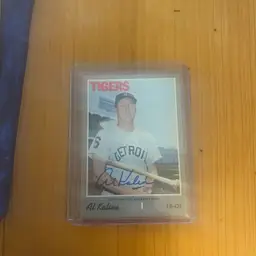 Al Kaline - Detroit Tigers 
2019 Topps Heritage Autograph