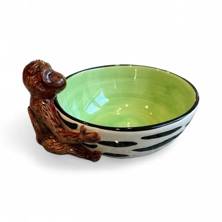Becca Signature Ceramic Monkey Bowl Or Trinket Dish