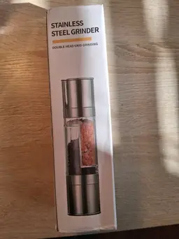 Stainless Steel Spice Grinder - Dual Action