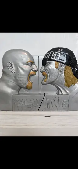 Vintage 1998 WCW/nWo WRESTLING Board Trivia Game Case ONLY Hogan/ Goldberg