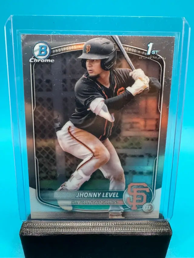 Jhonny Level 1st Bowman Chrome San Francisco Giants