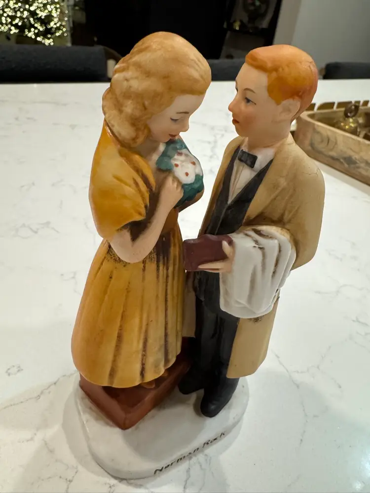 Vintage Norman Rockwell 1979 “The First Prom” Select Collection  Limited #1003 Figurine