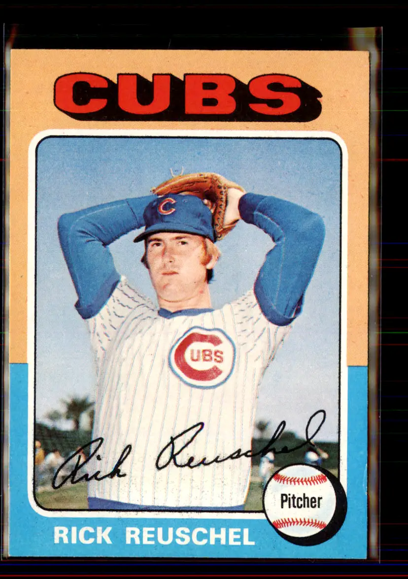 Rick Reuschel 1975 Topps #153 - Chicago Cubs - (pk4-100)