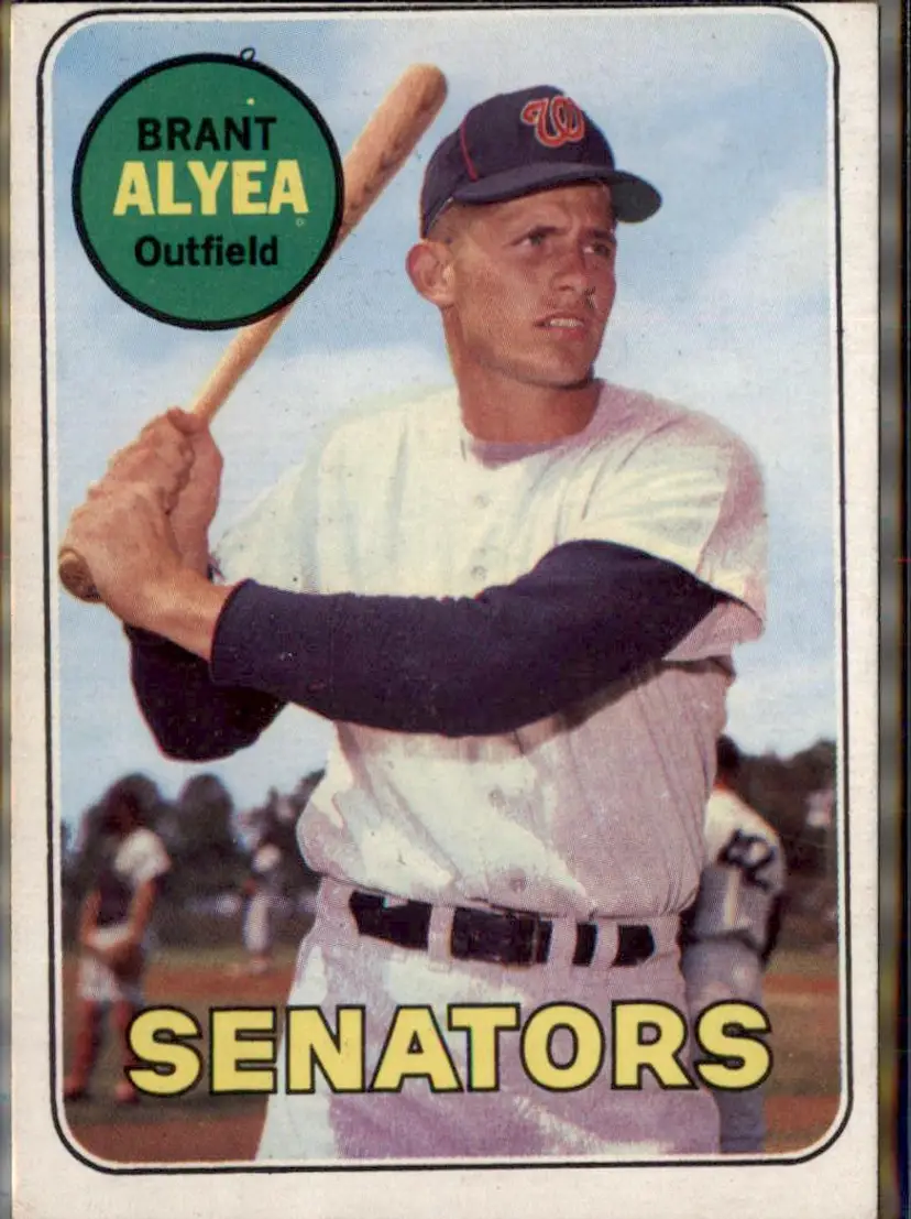 1969 Topps #48 Brant Alyea - (pk3) - Washington Senators