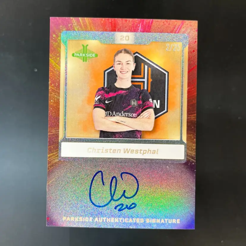Christen Westphal 2025 Parkside NWSL Vol 2 Signature Series Autograph /25 Soccer Card