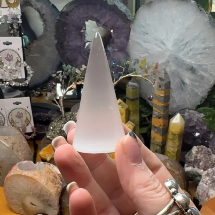 Selenite Ring Stand