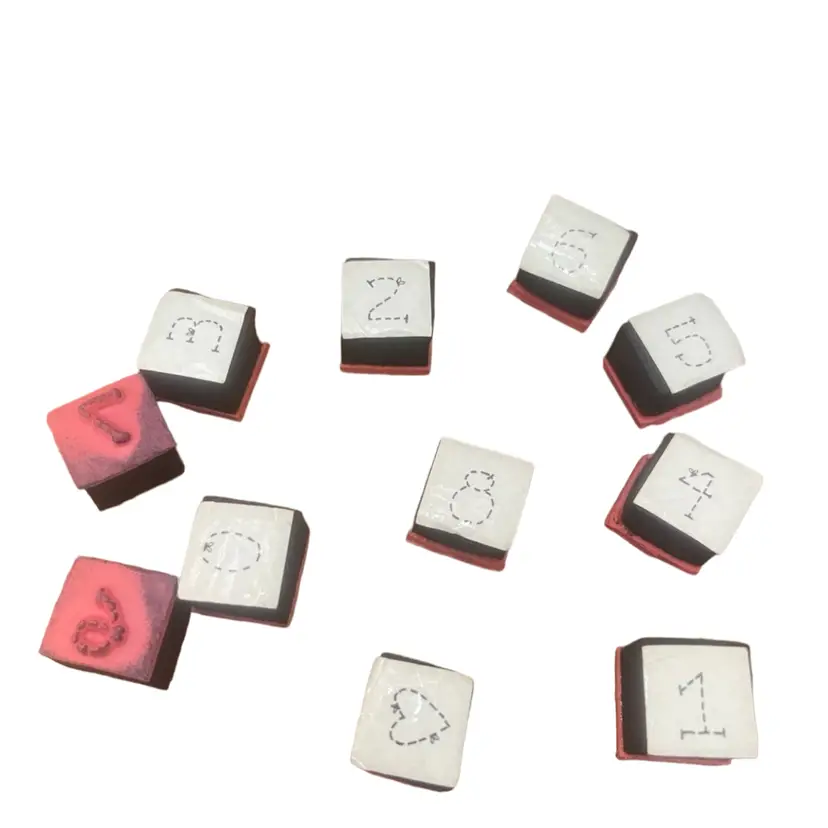 Alphabet Numbers Stamp Set